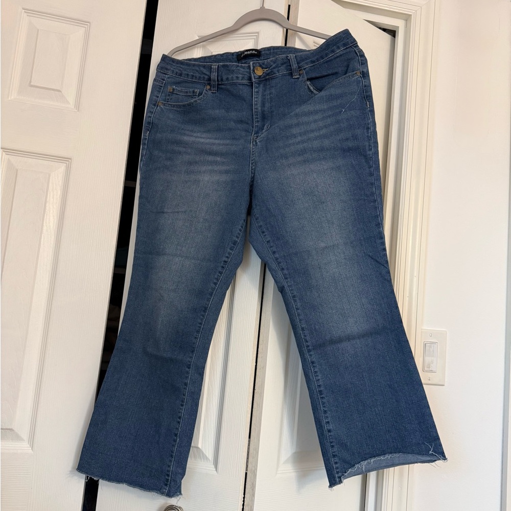 D.Jeans Denim Cropped Pants size 14